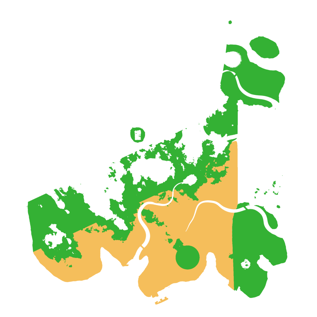 Biome Rust Map: Procedural Map, Size: 3500, Seed: 996350734