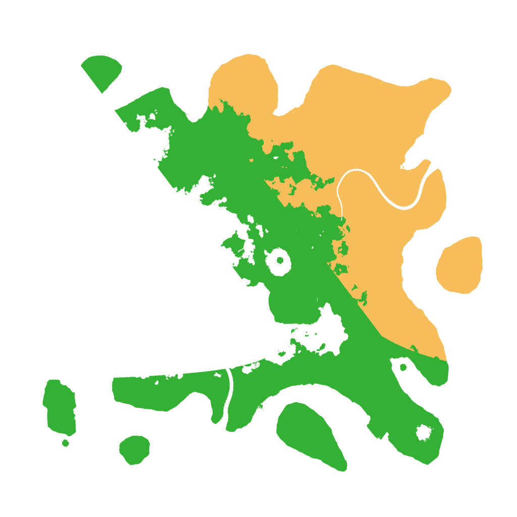 Biome Rust Map: Procedural Map, Size: 3000, Seed: 64183