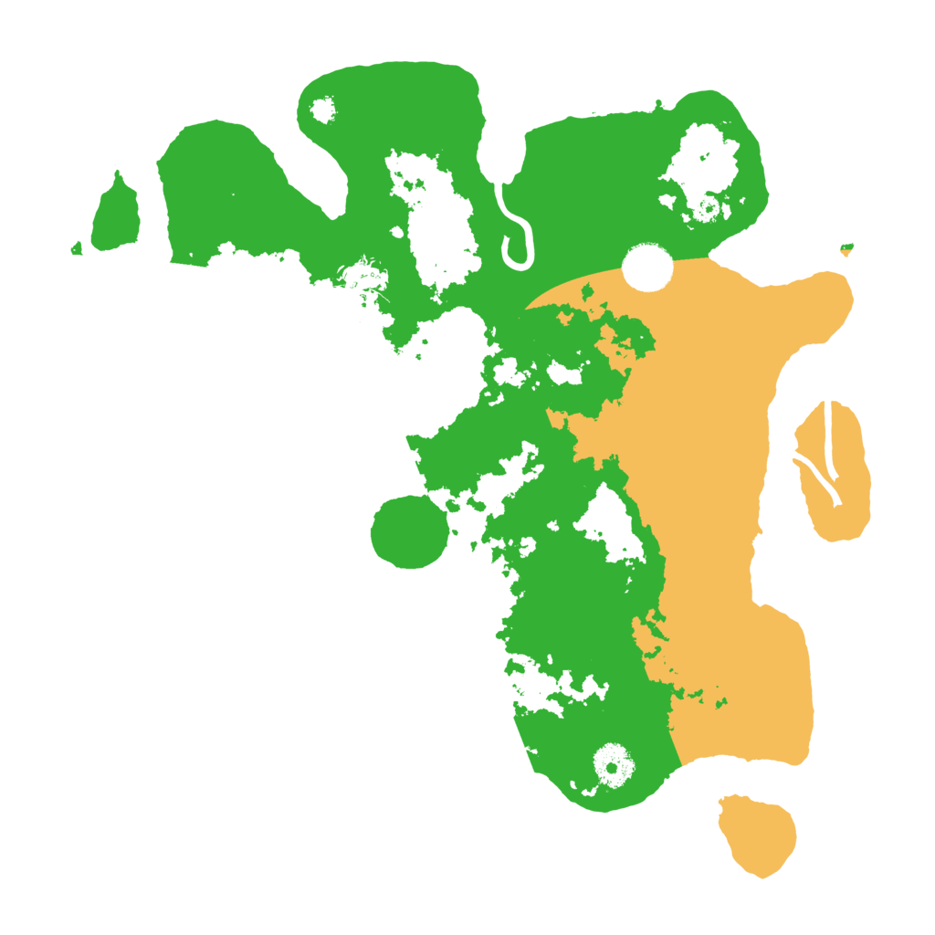 Biome Rust Map: Procedural Map, Size: 3400, Seed: 138950039