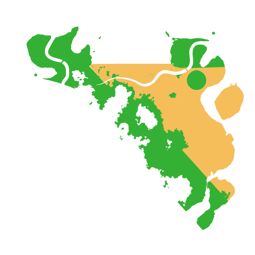 Biome Rust Map: Procedural Map, Size: 3500, Seed: 1454489964