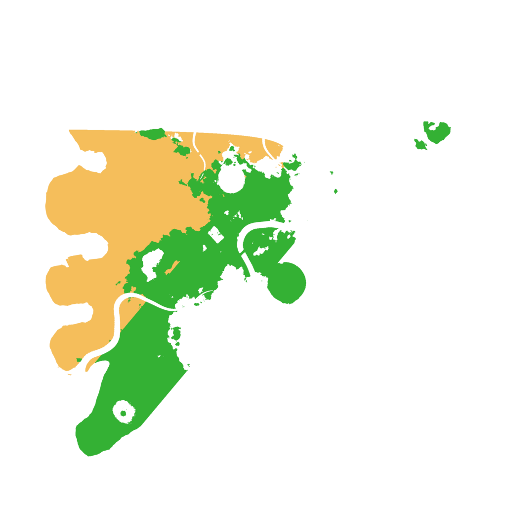 Biome Rust Map: Procedural Map, Size: 3500, Seed: 1144725560