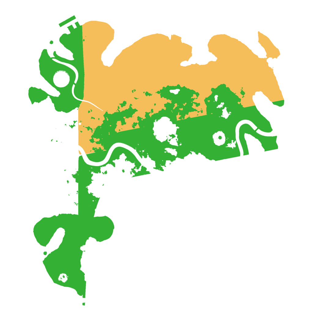 Biome Rust Map: Procedural Map, Size: 3500, Seed: 98001145