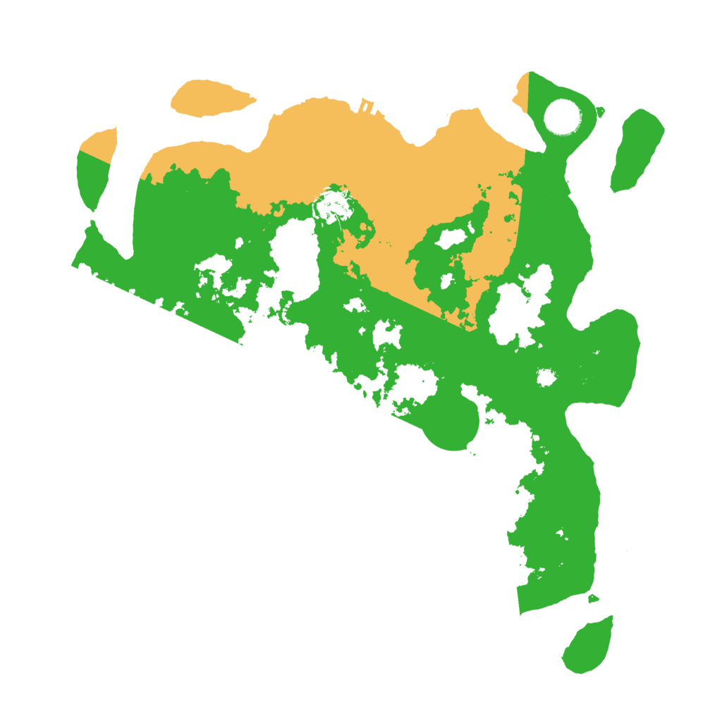 Biome Rust Map: Procedural Map, Size: 3500, Seed: 2038801711