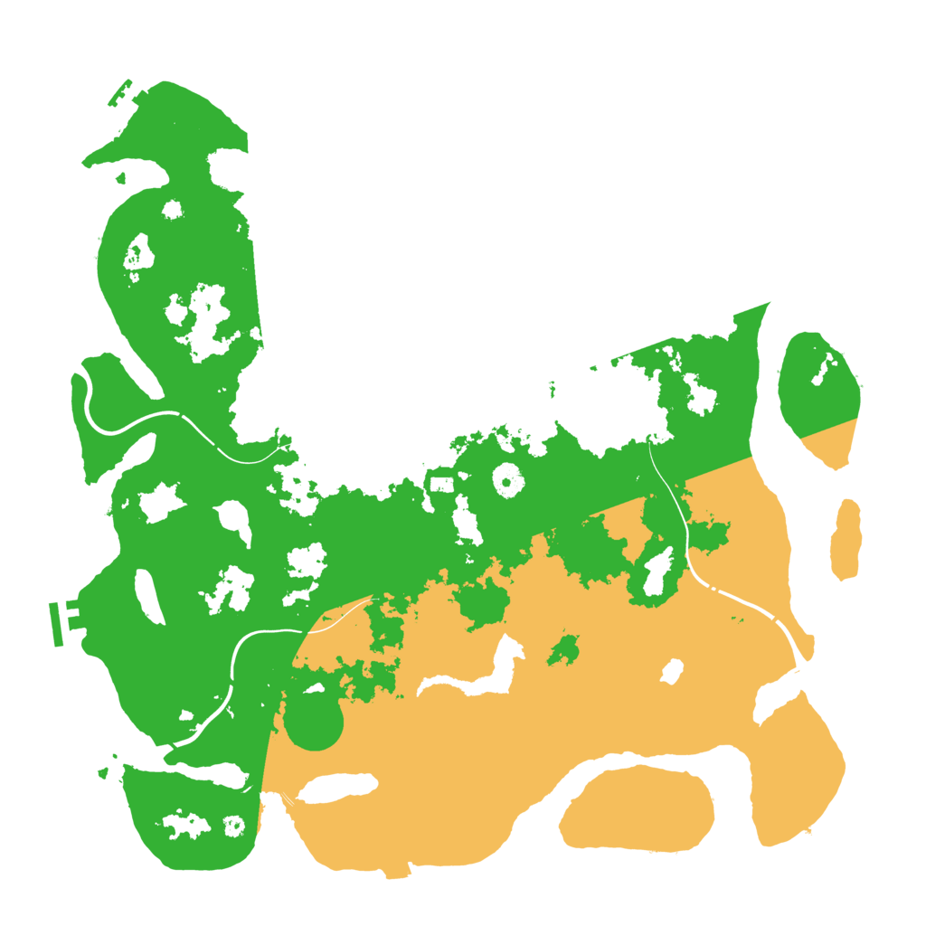 Biome Rust Map: Procedural Map, Size: 4250, Seed: 1718602050
