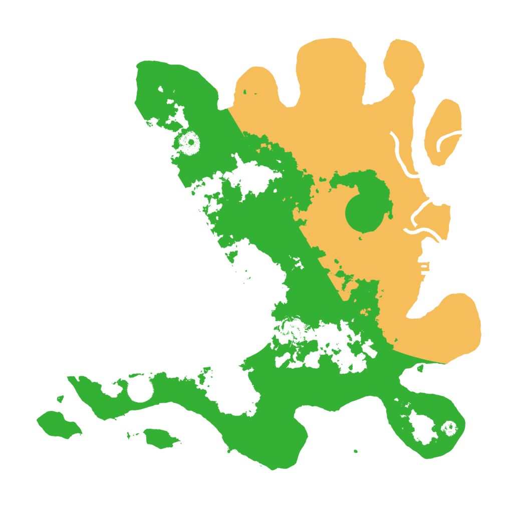 Biome Rust Map: Procedural Map, Size: 3500, Seed: 347470952