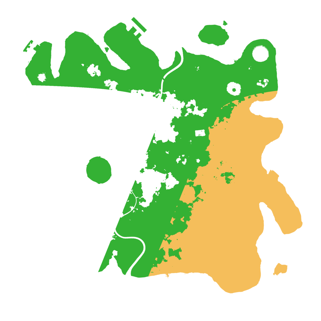 Biome Rust Map: Procedural Map, Size: 3500, Seed: 1666421876