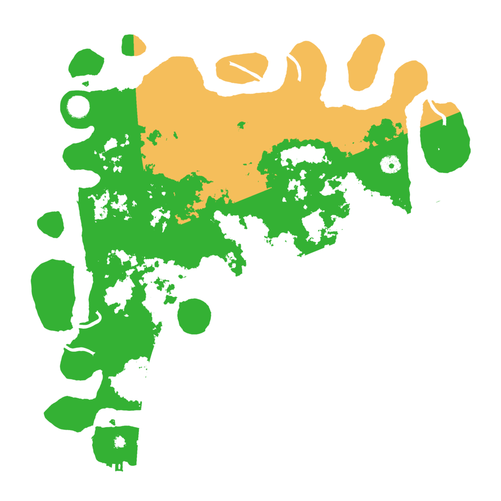 Biome Rust Map: Procedural Map, Size: 3950, Seed: 305245784