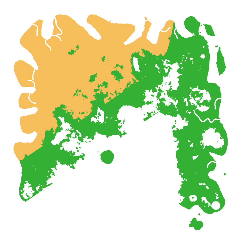 Biome Rust Map: Procedural Map, Size: 5000, Seed: 4069751