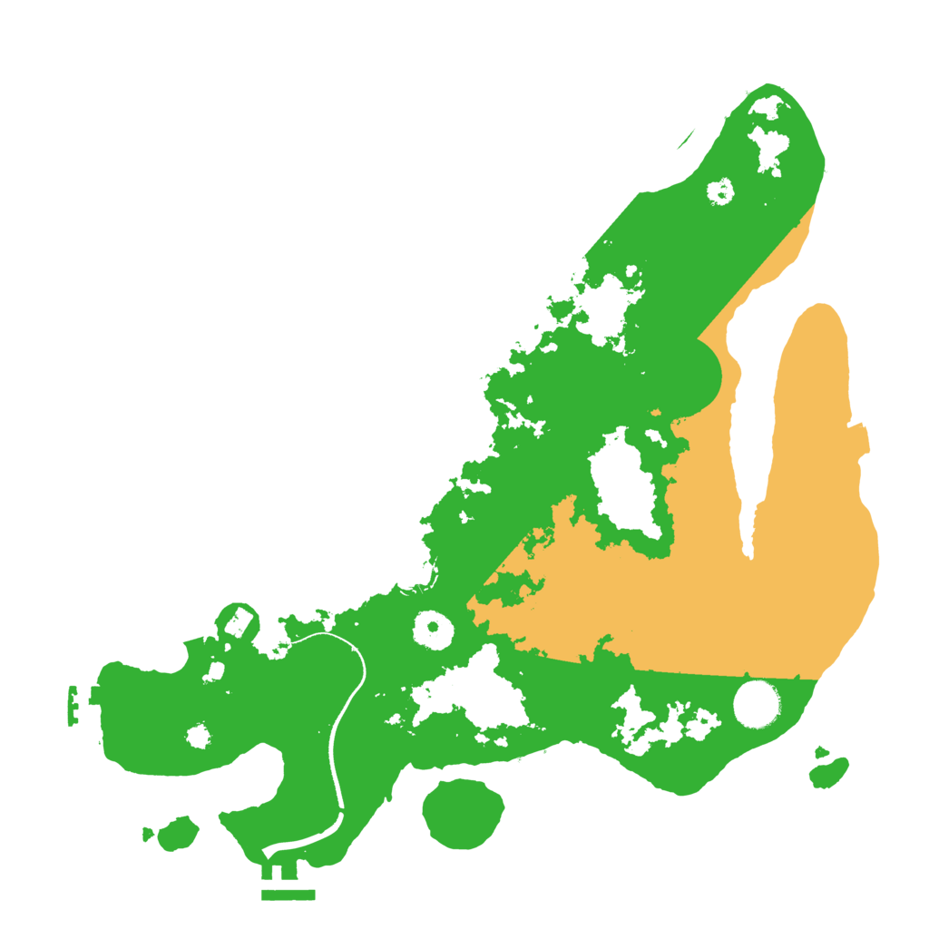 Biome Rust Map: Procedural Map, Size: 3500, Seed: 1409026122