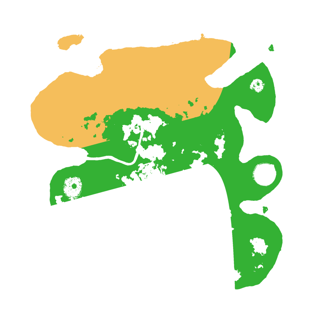 Biome Rust Map: Procedural Map, Size: 2500, Seed: 1958925979