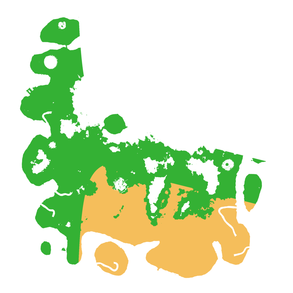 Biome Rust Map: Procedural Map, Size: 3900, Seed: 23960