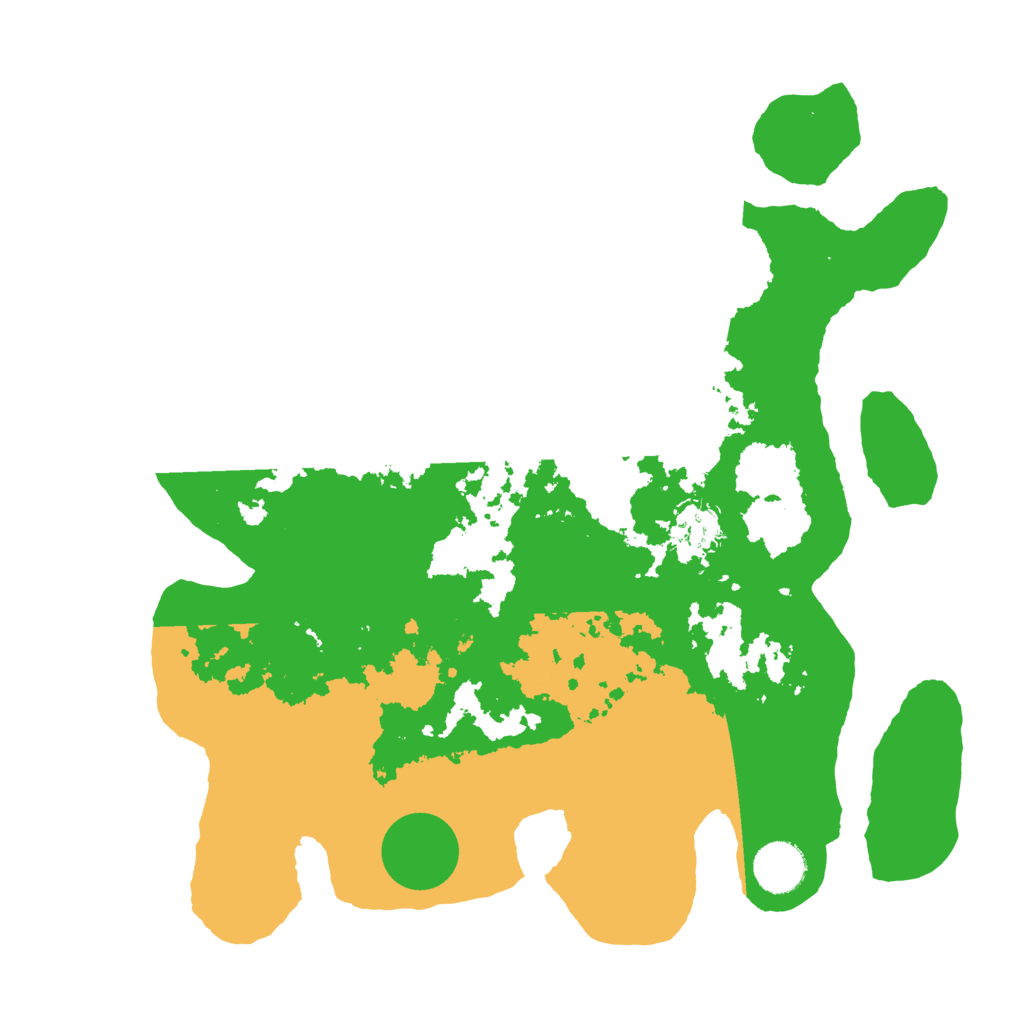 Biome Rust Map: Barren, Size: 3500, Seed: 680374571