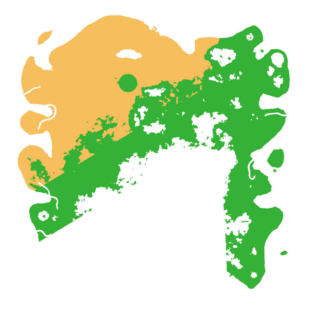 Biome Rust Map: Procedural Map, Size: 4500, Seed: 23216974