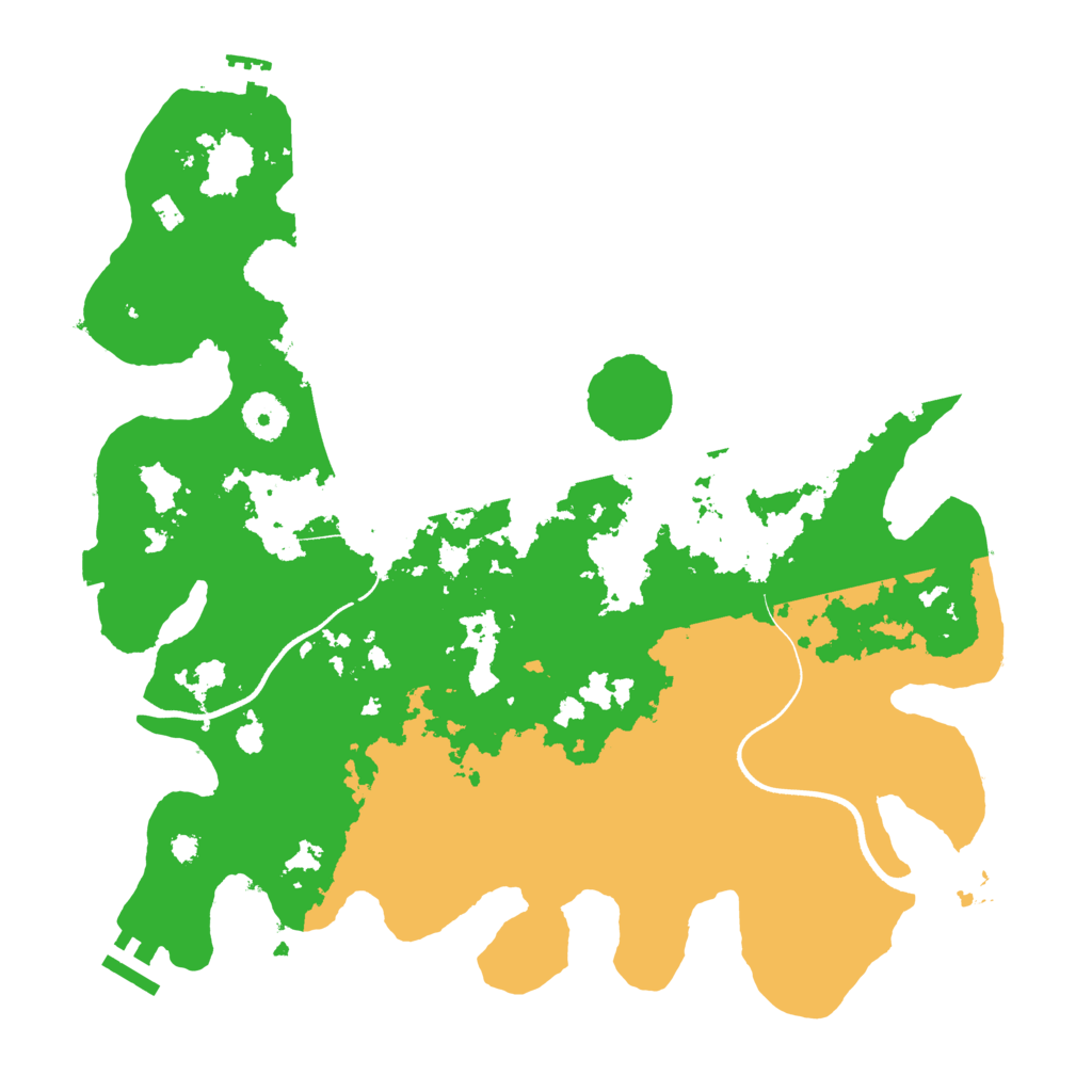 Biome Rust Map: Procedural Map, Size: 3600, Seed: 1315610