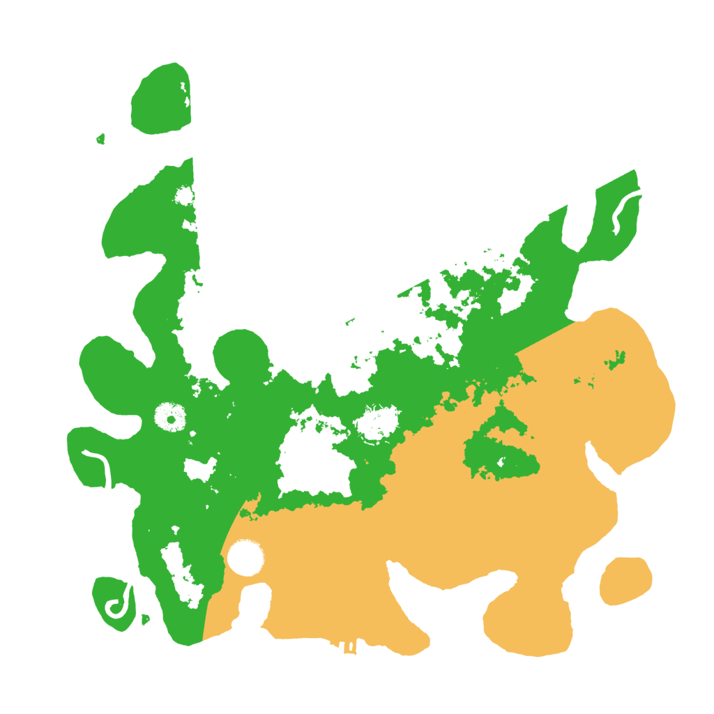 Biome Rust Map: Procedural Map, Size: 3500, Seed: 104257