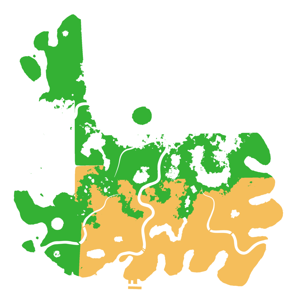 Biome Rust Map: Procedural Map, Size: 4500, Seed: 2104391976