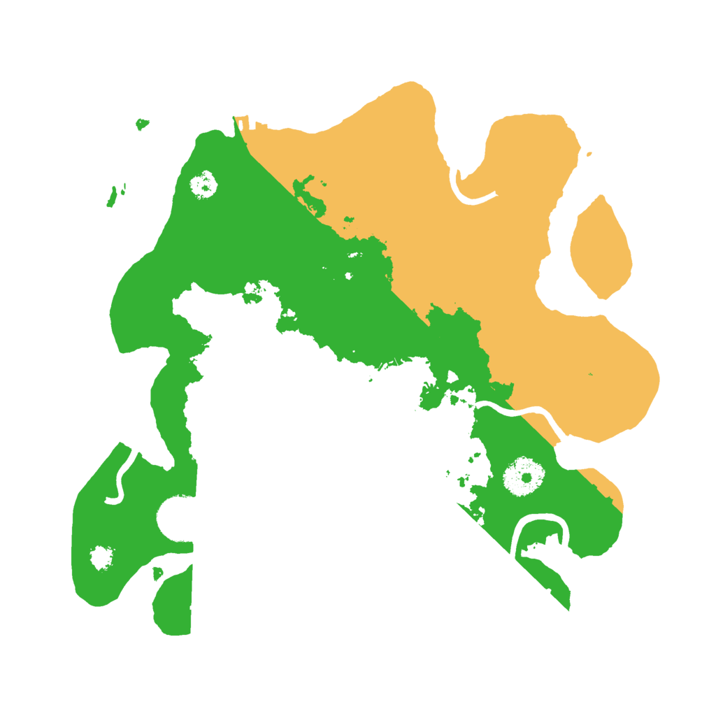 Biome Rust Map: Procedural Map, Size: 2800, Seed: 58697806