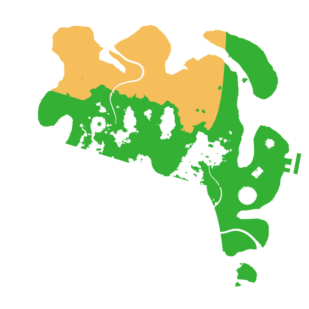 Biome Rust Map: Procedural Map, Size: 3000, Seed: 869400659