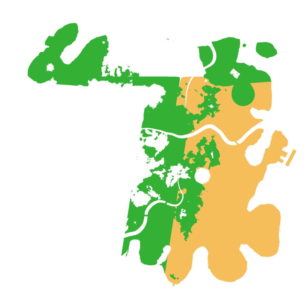 Biome Rust Map: Procedural Map, Size: 3500, Seed: 800872213