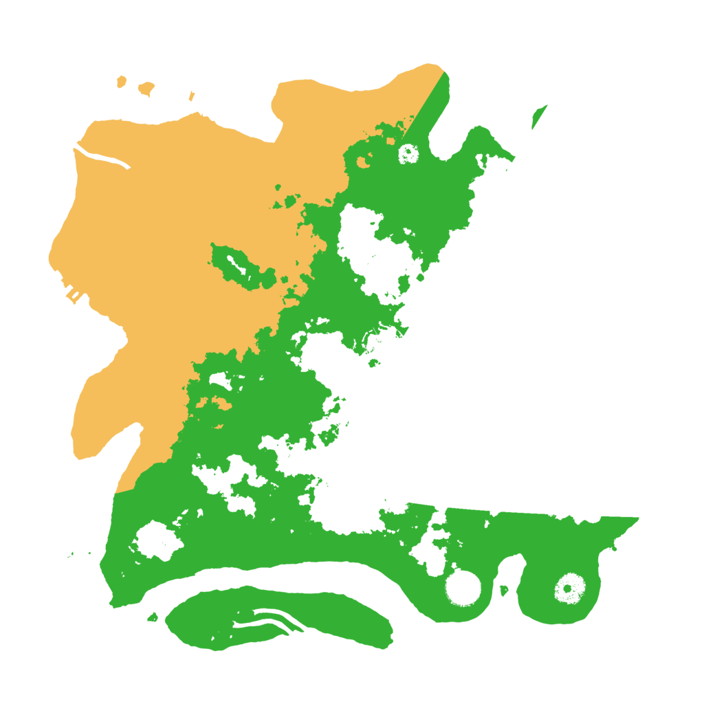 Biome Rust Map: Procedural Map, Size: 3500, Seed: 1153008251