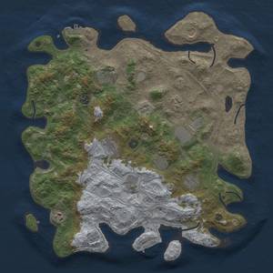 Thumbnail Rust Map: Procedural Map, Size: 4250, Seed: 1837785924, 20 Monuments