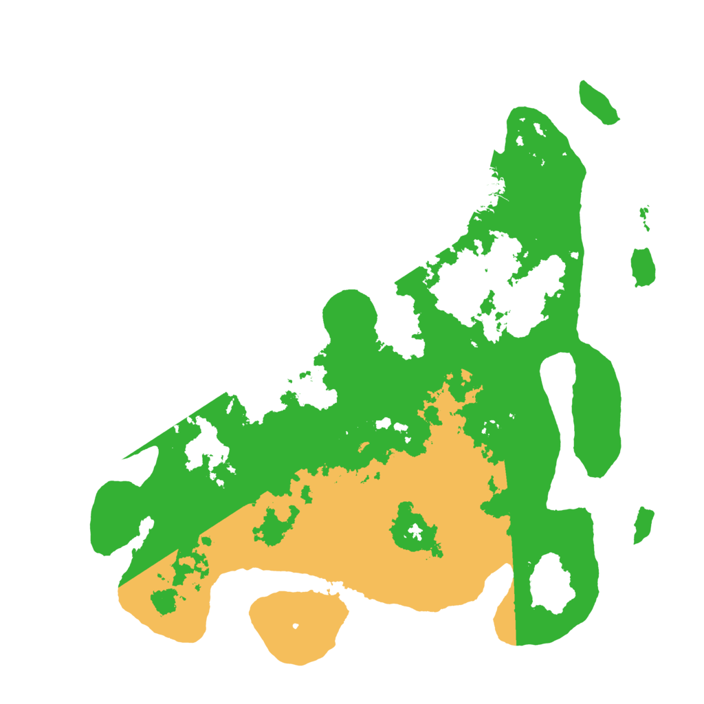 Biome Rust Map: Barren, Size: 3500, Seed: 20221020