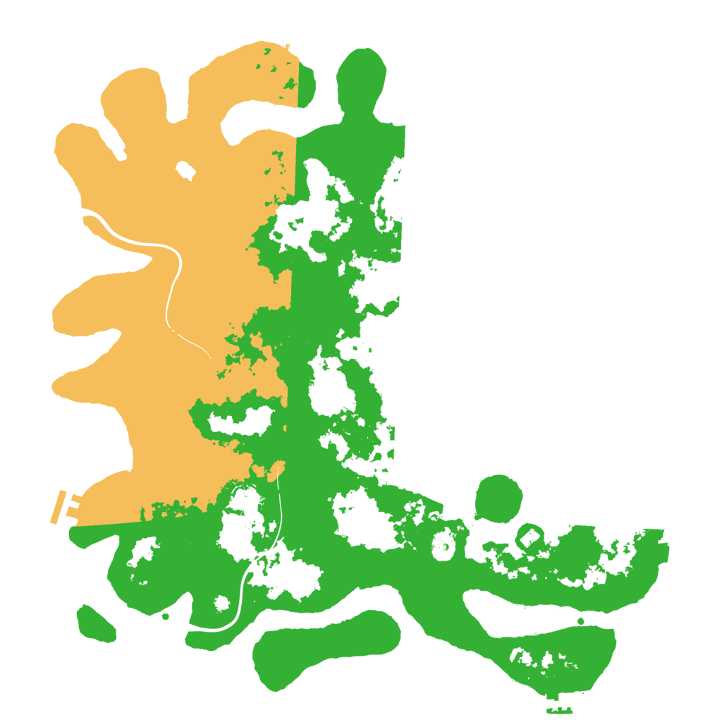 Biome Rust Map: Procedural Map, Size: 4250, Seed: 454837416