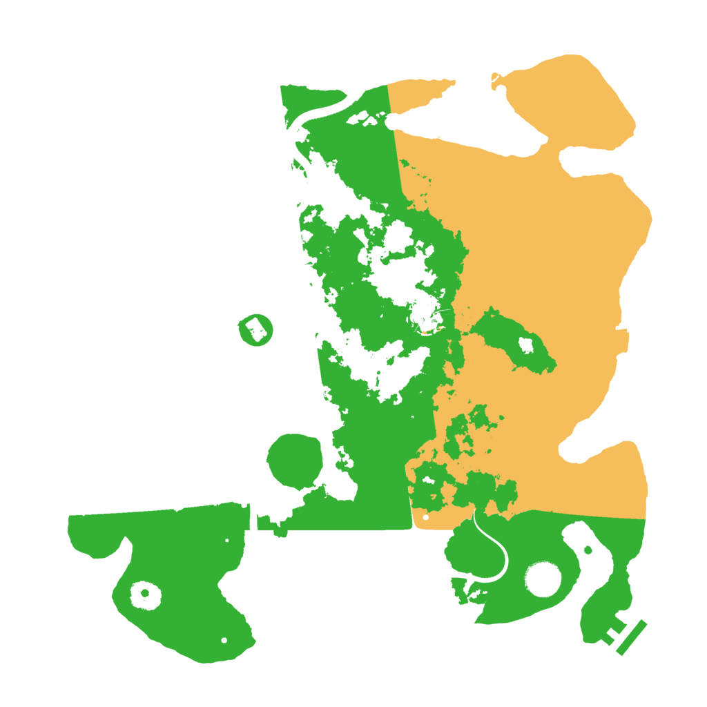 Biome Rust Map: Procedural Map, Size: 3500, Seed: 4747848