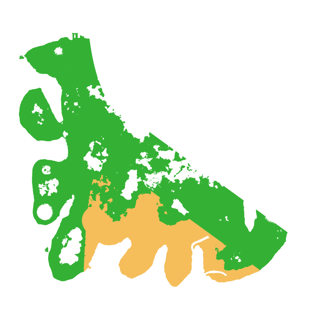 Biome Rust Map: Procedural Map, Size: 3500, Seed: 14221