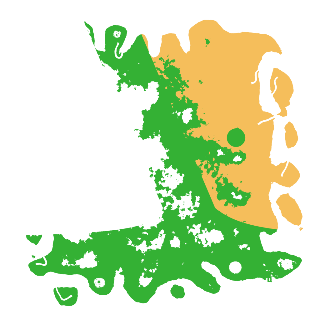 Biome Rust Map: Procedural Map, Size: 4600, Seed: 1467239899