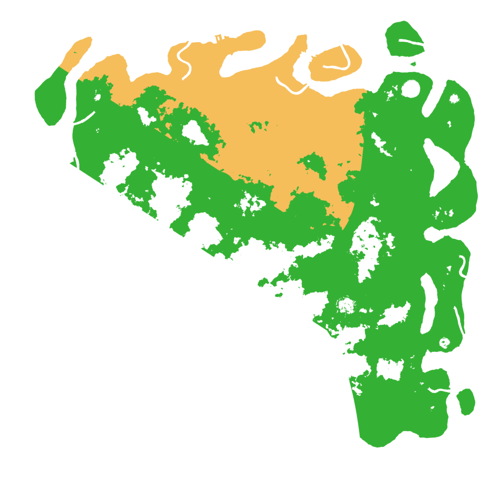 Biome Rust Map: Procedural Map, Size: 5000, Seed: 1456