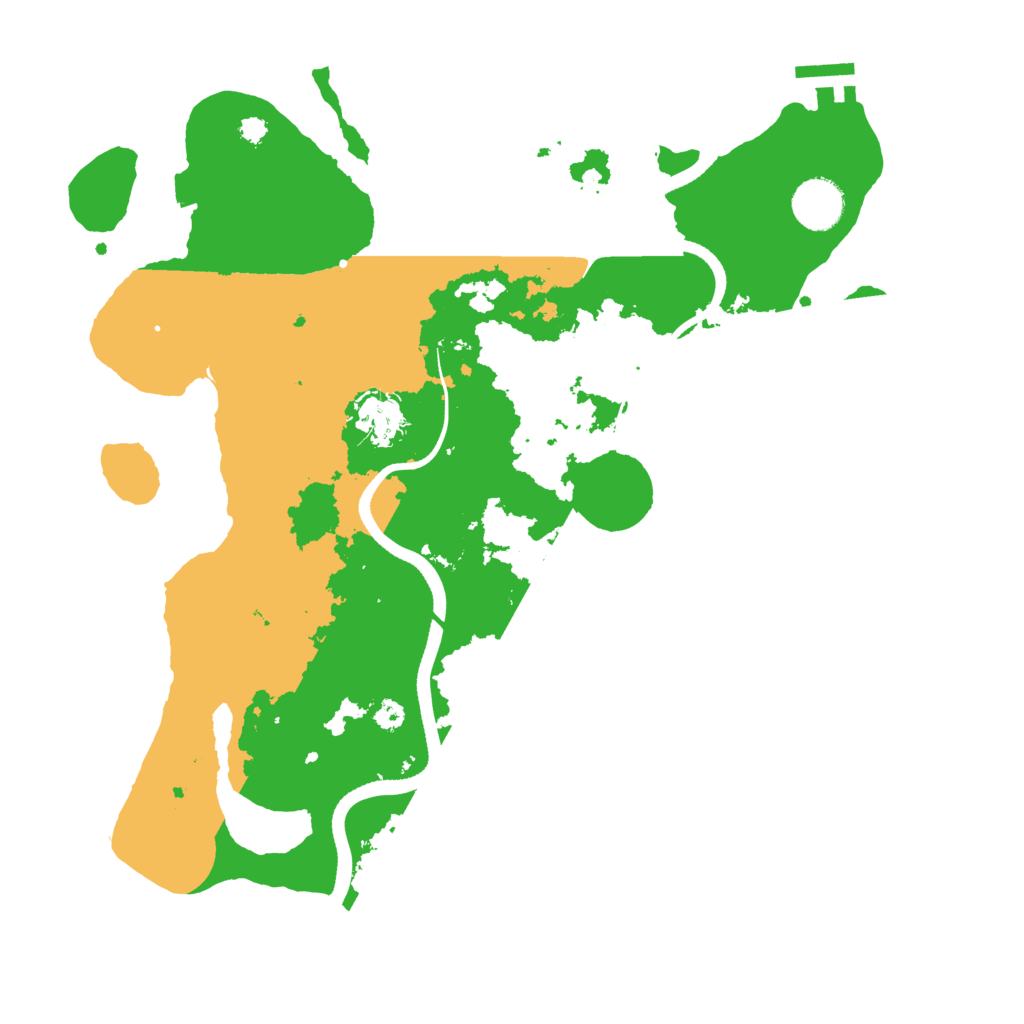 Biome Rust Map: Procedural Map, Size: 3500, Seed: 1086424740