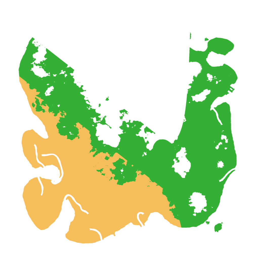 Biome Rust Map: Procedural Map, Size: 3500, Seed: 3458904