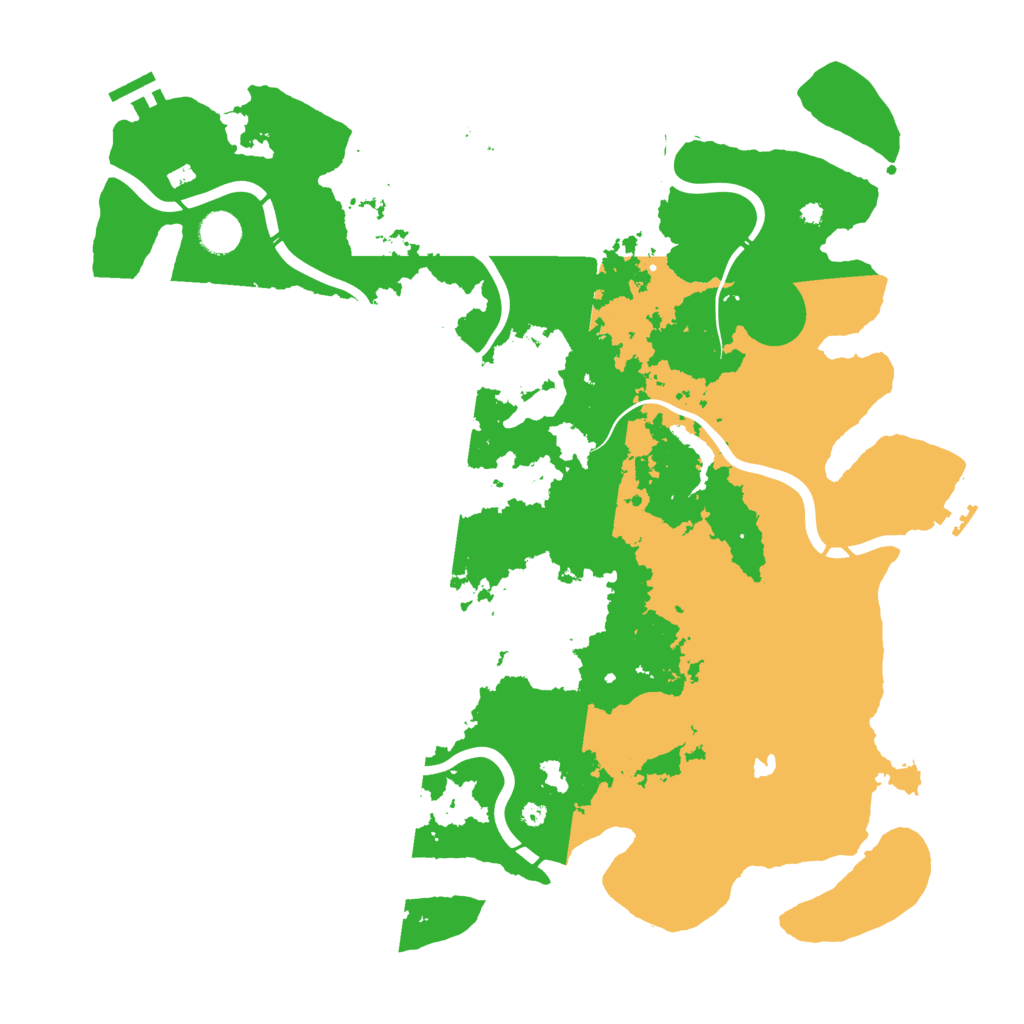 Biome Rust Map: Procedural Map, Size: 4250, Seed: 157417145