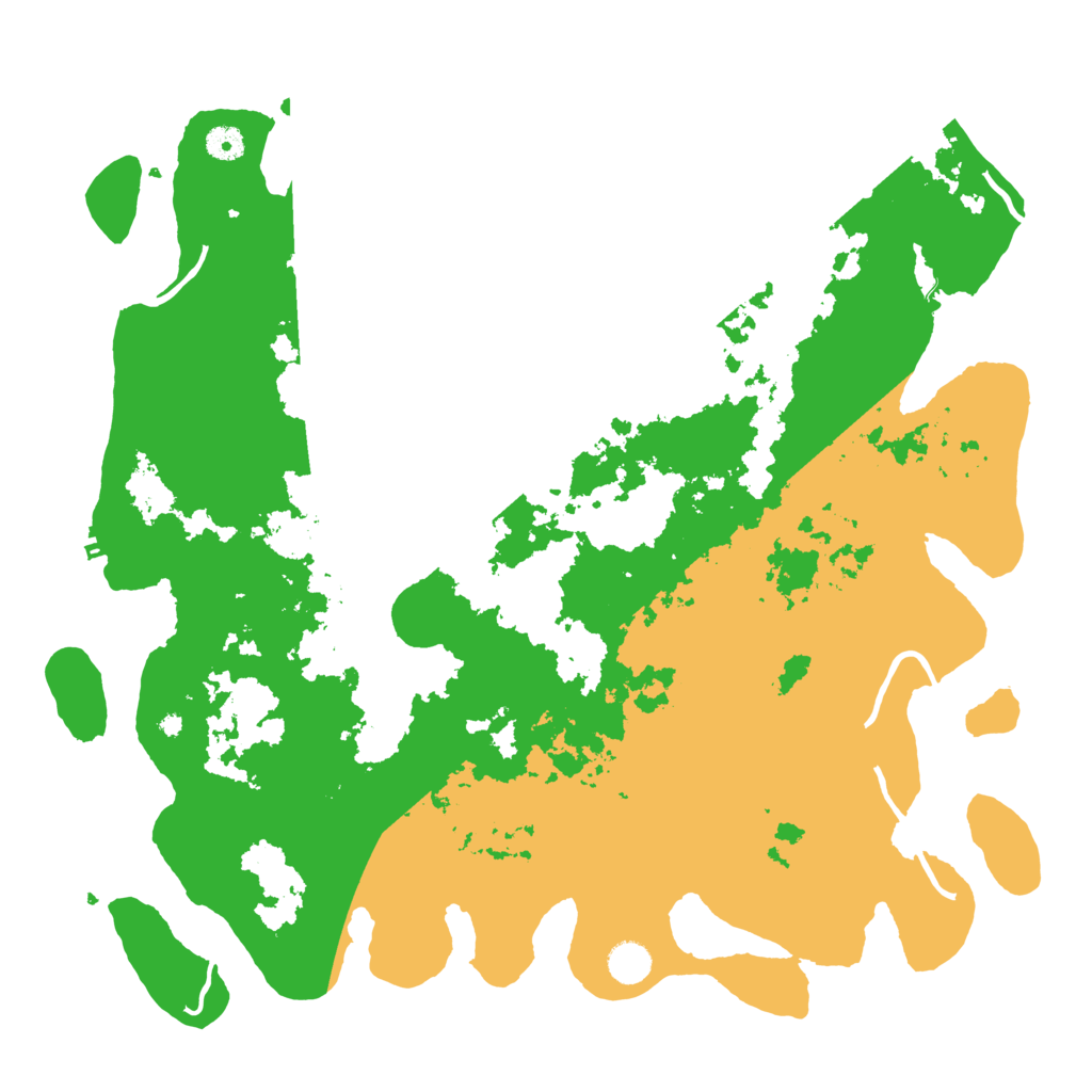 Biome Rust Map: Procedural Map, Size: 4500, Seed: 5622