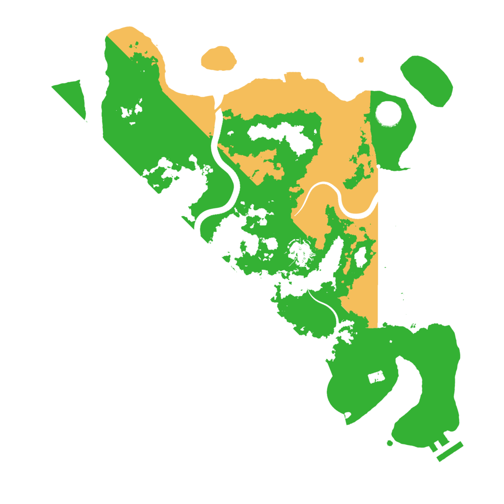 Biome Rust Map: Procedural Map, Size: 3500, Seed: 22864201