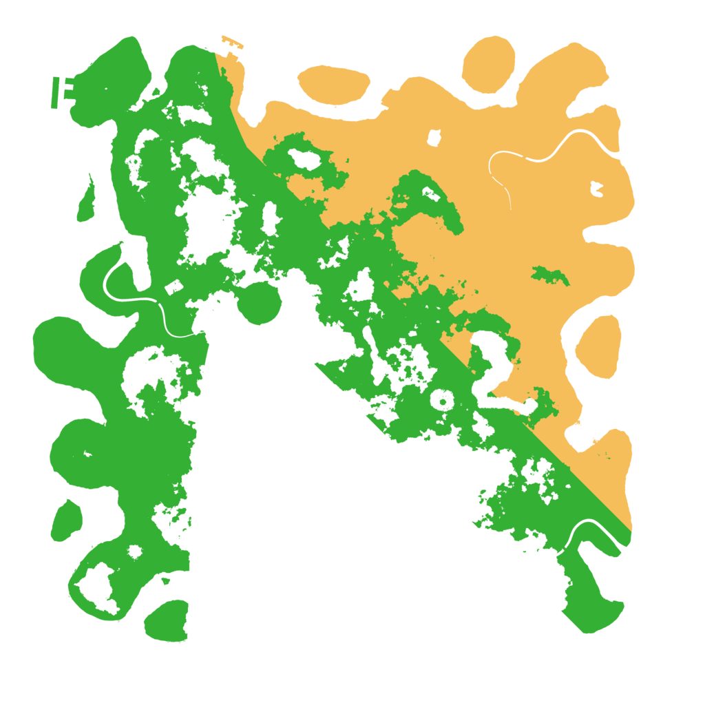 Biome Rust Map: Procedural Map, Size: 4500, Seed: 1426724091