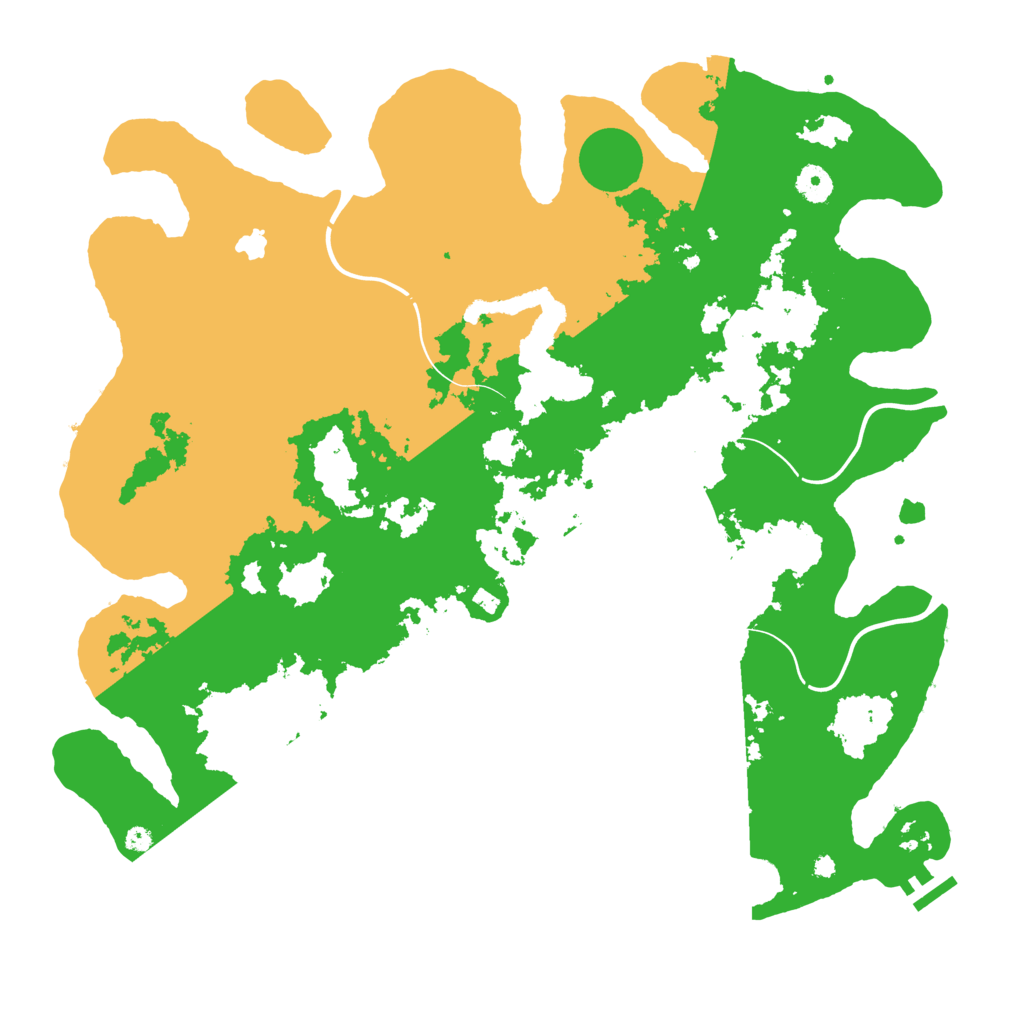 Biome Rust Map: Procedural Map, Size: 4250, Seed: 7495729