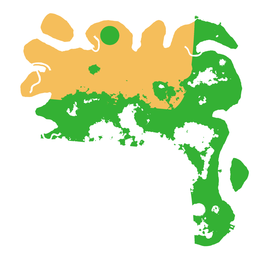 Biome Rust Map: Procedural Map, Size: 3690, Seed: 13131