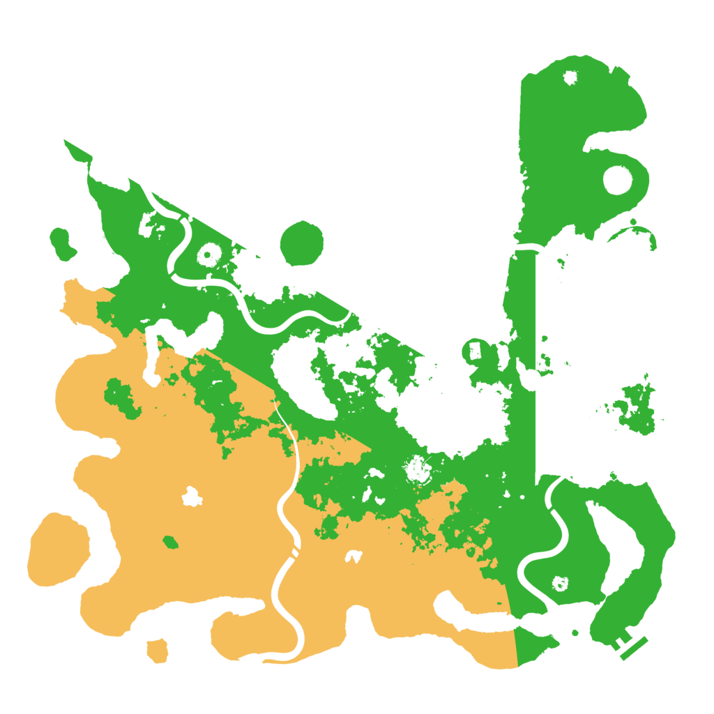 Biome Rust Map: Procedural Map, Size: 4500, Seed: 1882286049