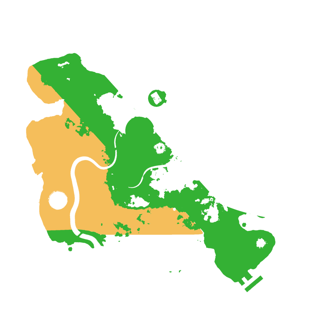 Biome Rust Map: Procedural Map, Size: 3000, Seed: 5621651