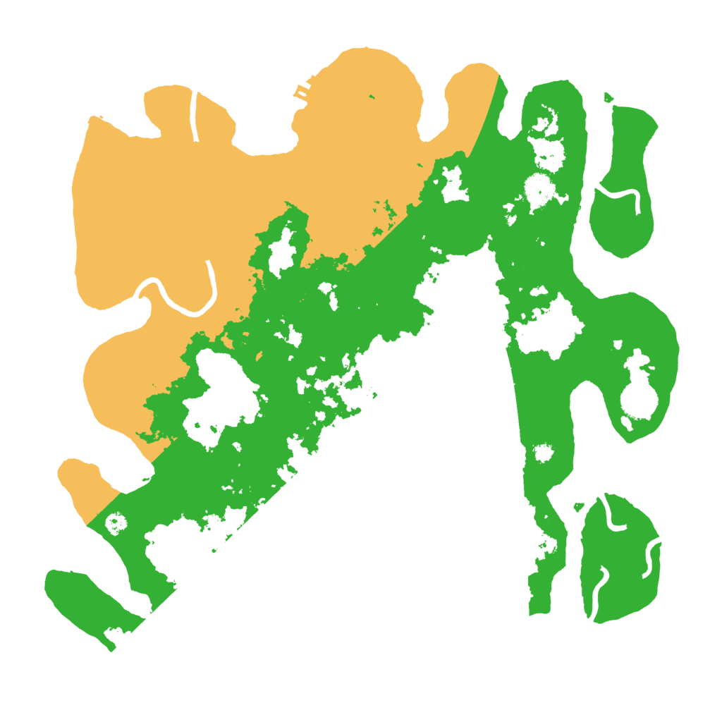 Biome Rust Map: Procedural Map, Size: 3500, Seed: 74911052
