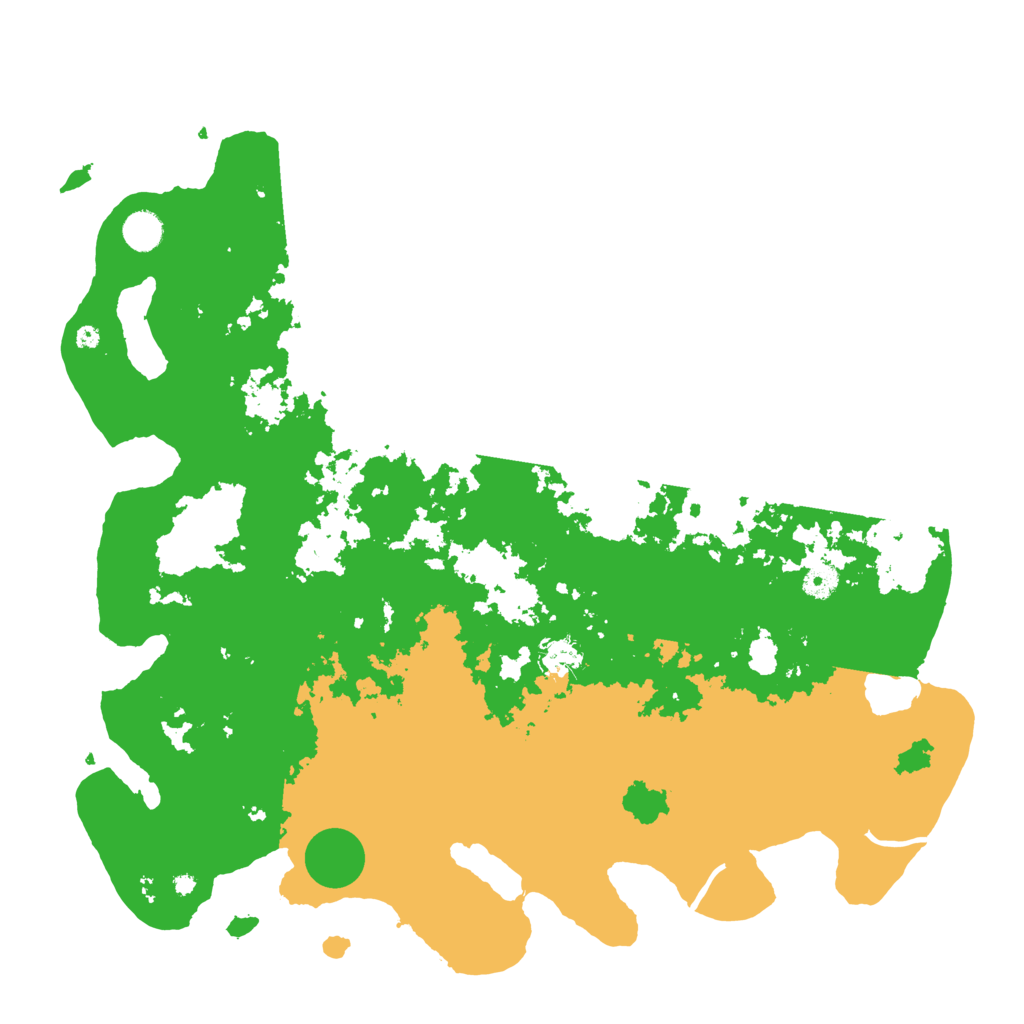 Biome Rust Map: Procedural Map, Size: 4500, Seed: 418372106