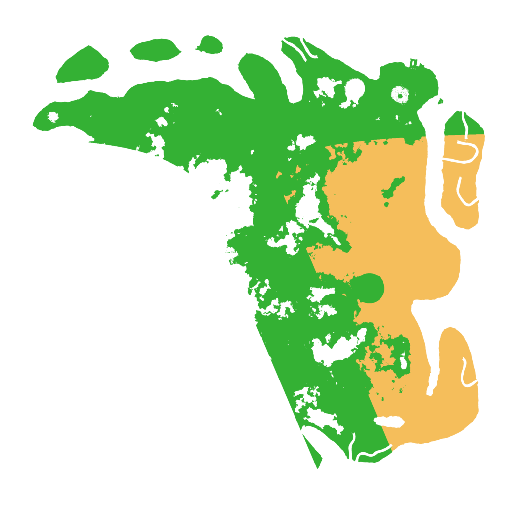 Biome Rust Map: Procedural Map, Size: 4444, Seed: 49737466