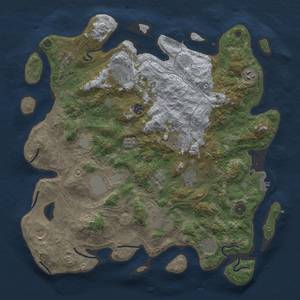Thumbnail Rust Map: Procedural Map, Size: 4250, Seed: 202912048, 20 Monuments