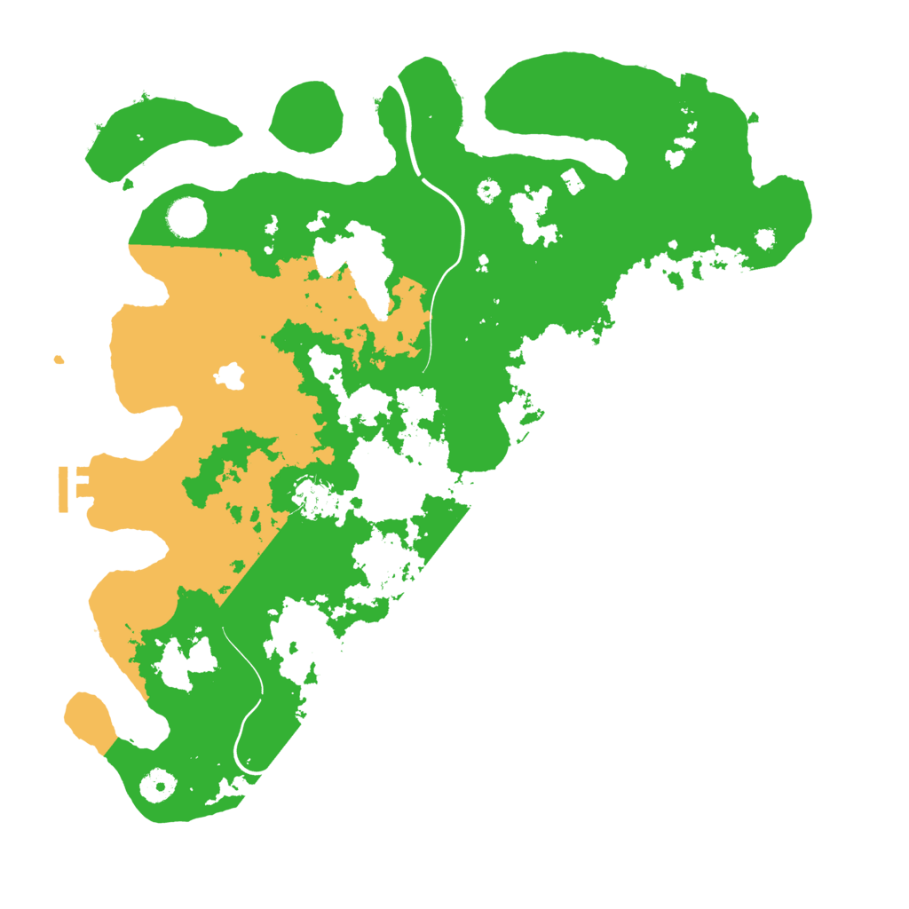 Biome Rust Map: Procedural Map, Size: 4000, Seed: 3778