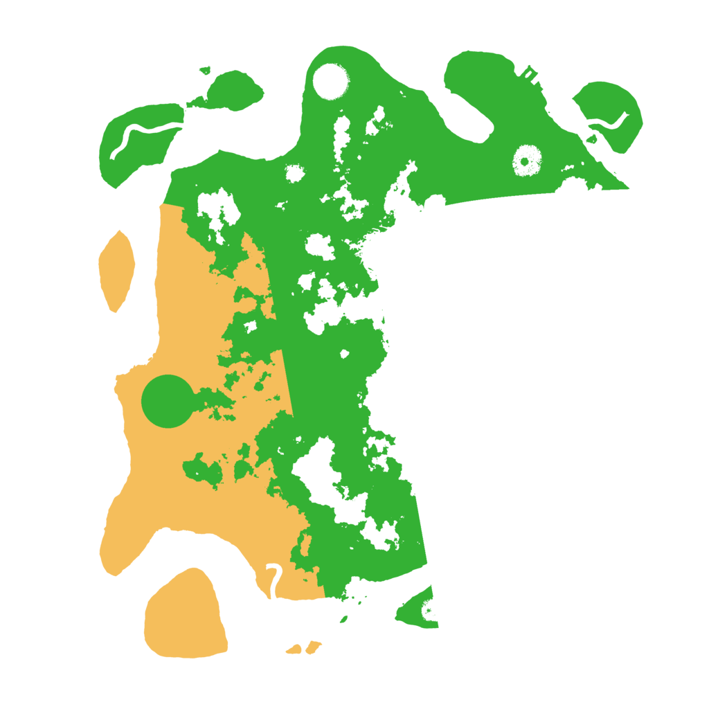 Biome Rust Map: Procedural Map, Size: 3500, Seed: 4444062