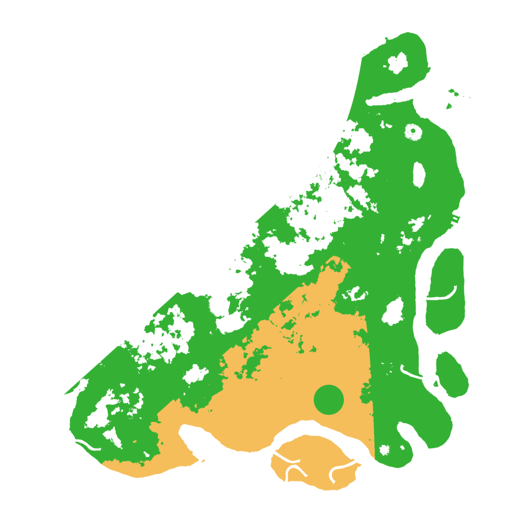 Biome Rust Map: Procedural Map, Size: 4500, Seed: 354629745