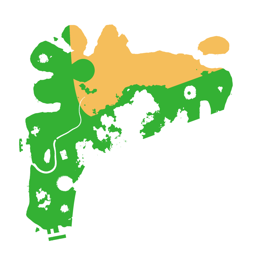 Biome Rust Map: Procedural Map, Size: 3000, Seed: 1942364076