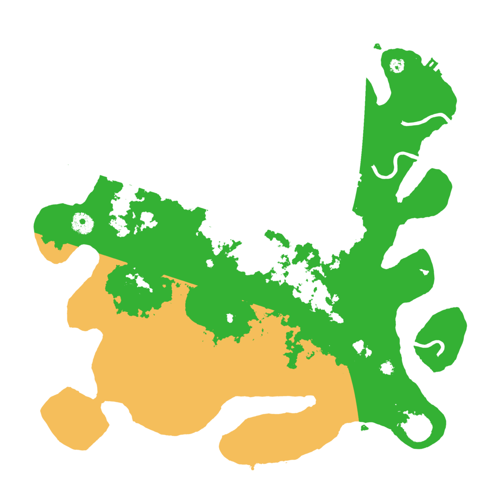Biome Rust Map: Procedural Map, Size: 3500, Seed: 1491875457